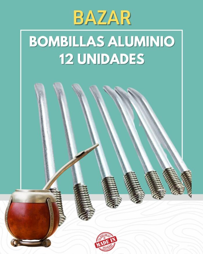 Bombillas de Aluminio – Pack x12
