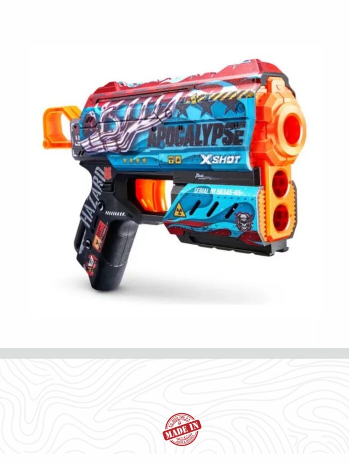 Pistola lanza dardos - Flux Skins Con 8 Dardos