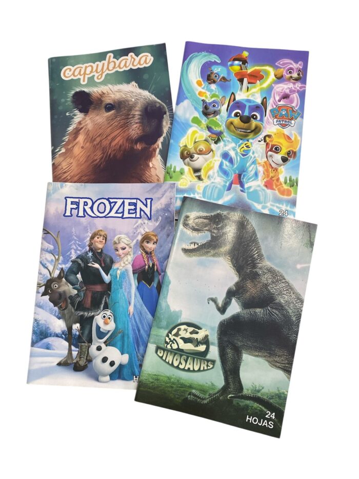 CUADERNO TAPA FLEXIBLE ESTAMPADO